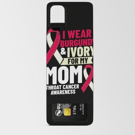 Head and Neck Throat Cancer Ribbon Survivor Android Card Case