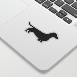 Dachshund Silhouette | Wiener Dog Sticker