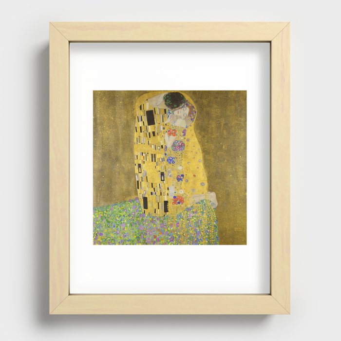 The Kiss - Gustav Klimt Recessed Framed Print