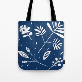 Midnight flowers Tote Bag