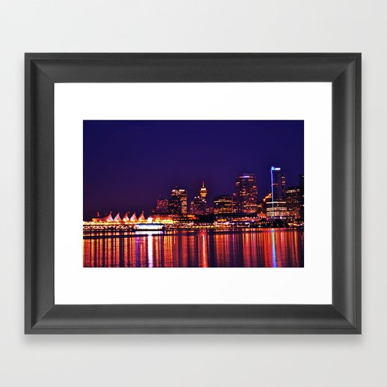 this city, these streets Framed Art Print