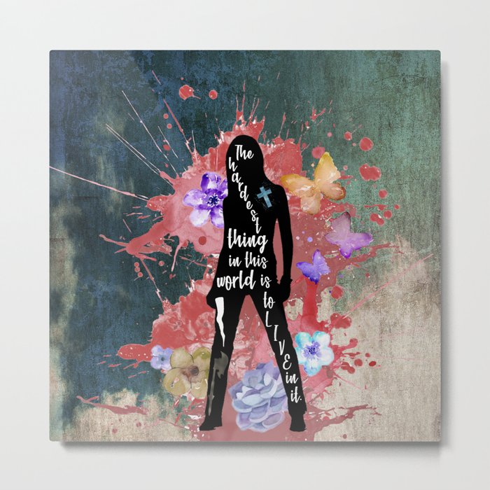 Buffy Quote Metal Print