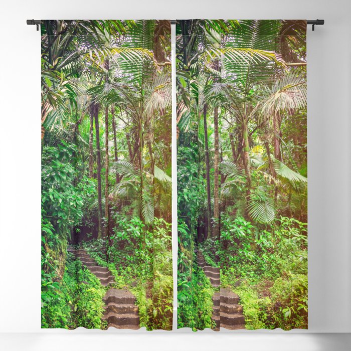 Tropical Rainforest Trail Blackout Curtain