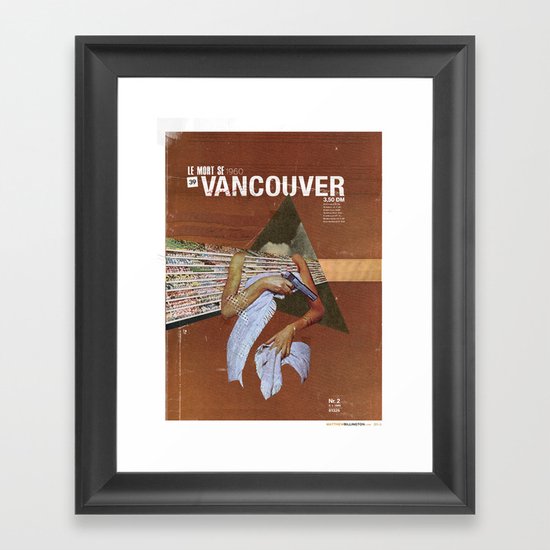 Locals Only - Vancouver Framed Art Print