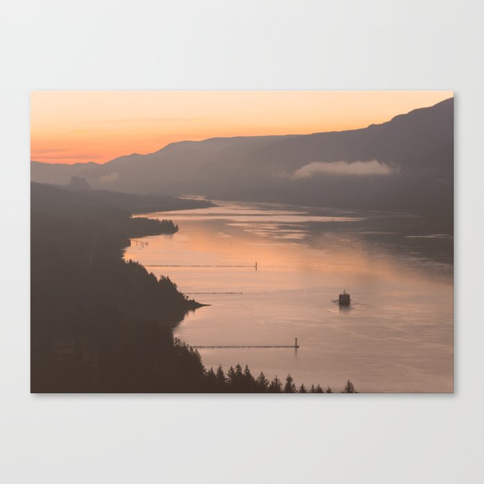 Pacific Northwest Sunrise - nature photography Canvas Print