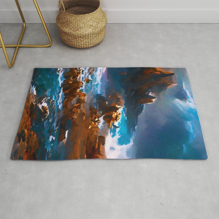 Stormy Ocean Rug