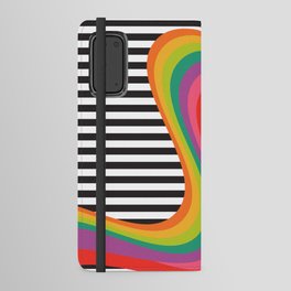 Rainbow Waves Android Wallet Case