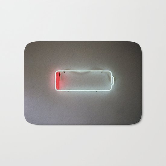 Low Battery Bath Mat