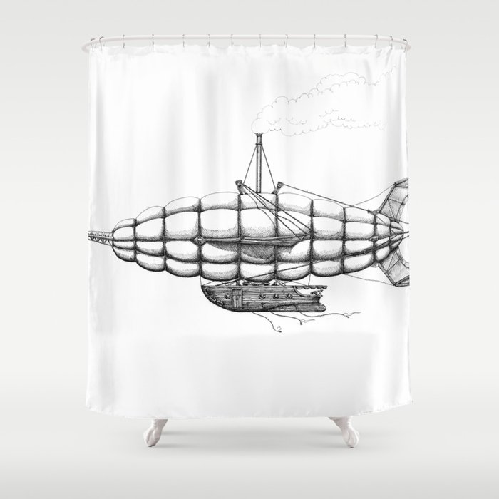 Airship 2 Shower Curtain