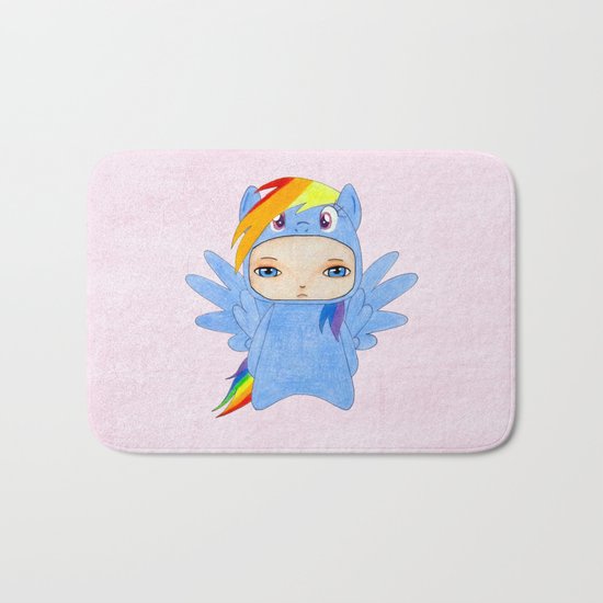 A Boy - Rainbow Dash Bath Mat