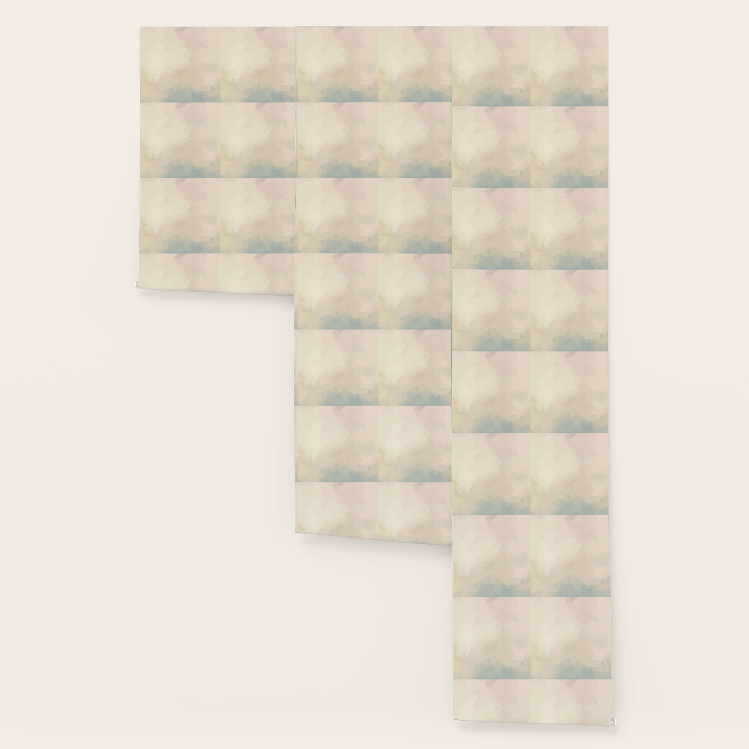 Simple Cream Colored Abstract Polygons Wallpaper By Moonfluff