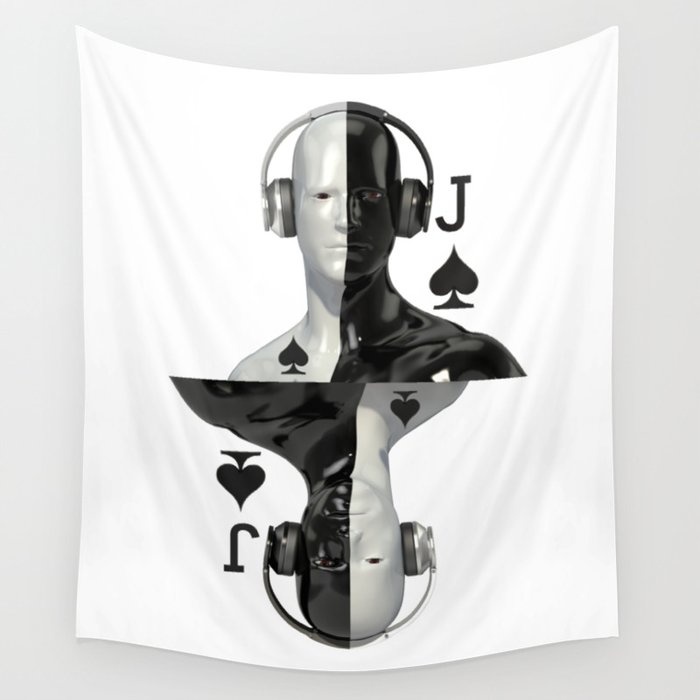 Music Jack Spades Wall Tapestry