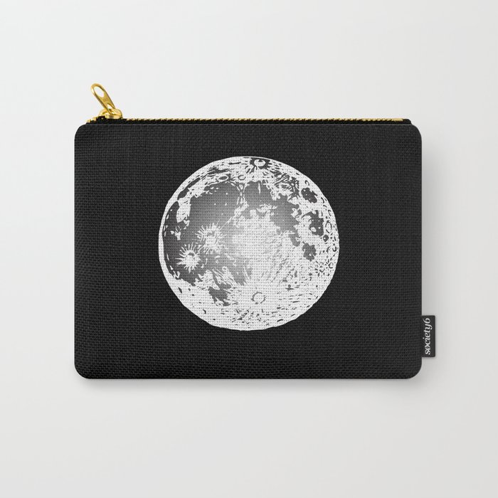 Moon Full Moon Astronaut Space Carry-All Pouch