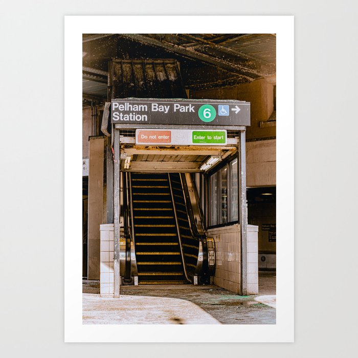Catch a Ride on the NYC Subway Art Print