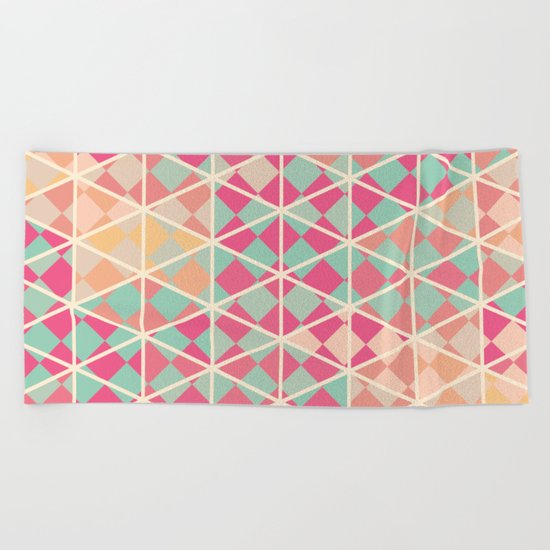 Pink Beach Towel