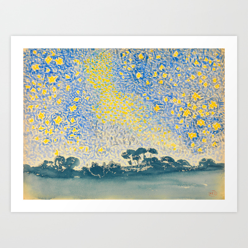 Henri Edmond Cross Neo Impressionism Pointillism Landscape With
