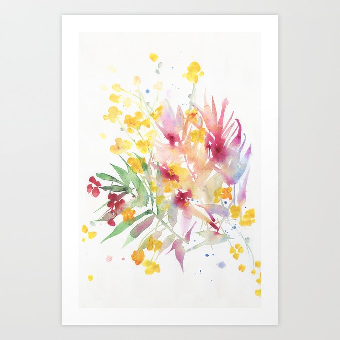 Discover the motif FIORI I by Agnes Cecile as a print at TOPPOSTER
