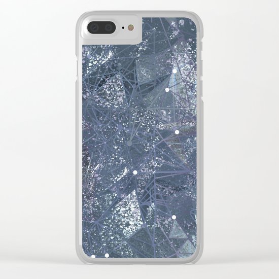 space texture Clear iPhone Case