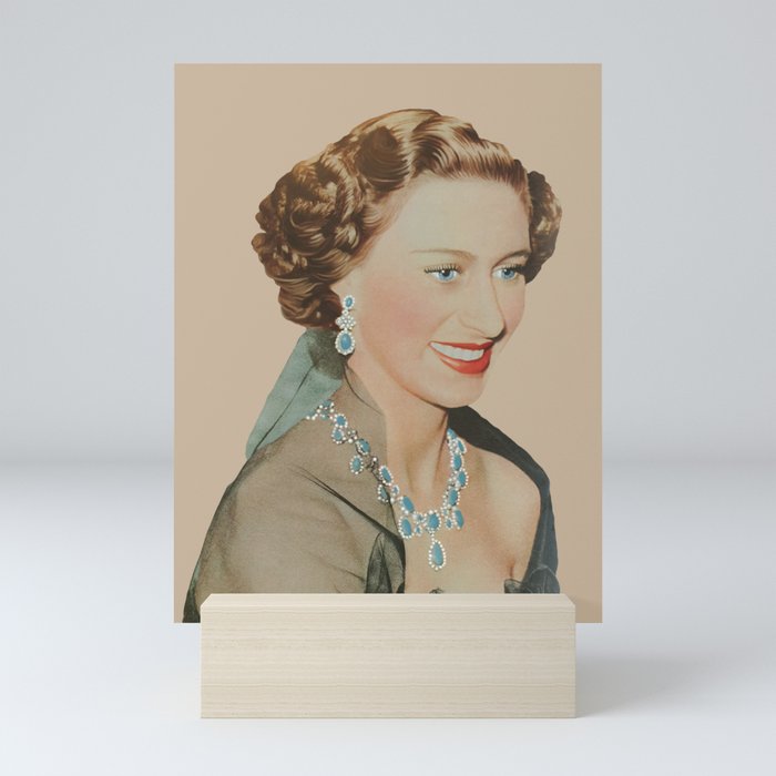 Princess Margaret in Evening Gown Mini Art Print