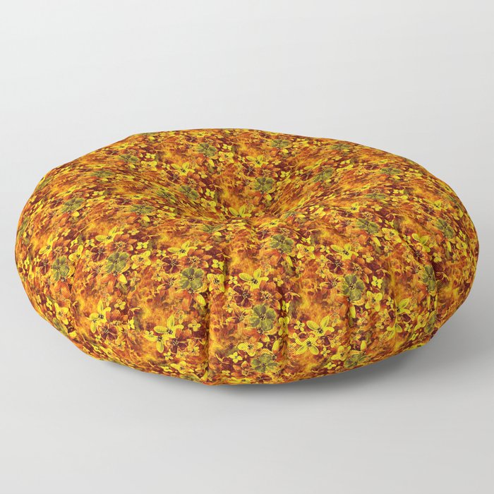 Flowers in all colors 3 A Floor Pillow