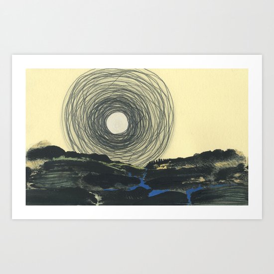 Harvest Moon Art Print
