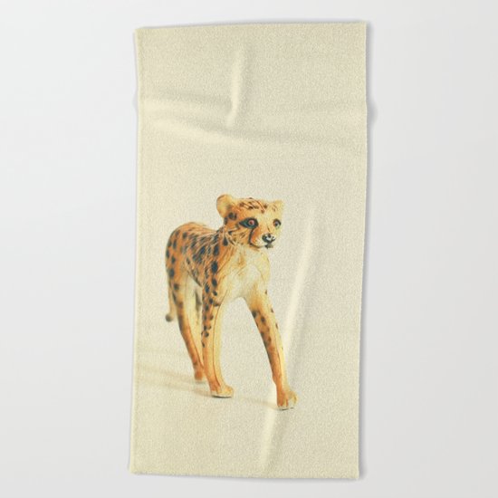 Catwalk Cheetah Beach Towel