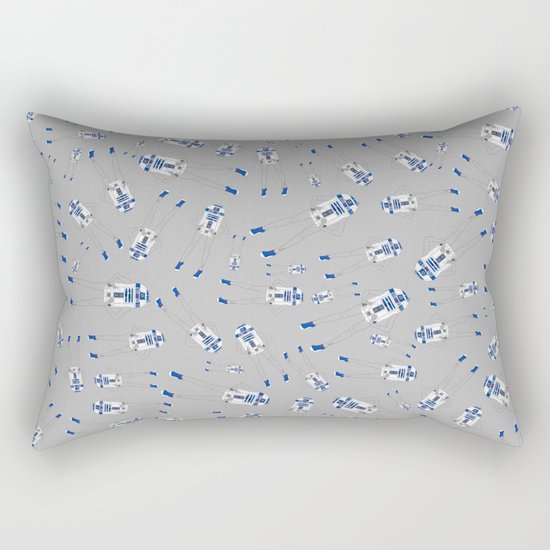 Girl R2-D2 Pattern Rectangular Pillow