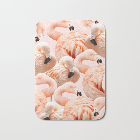 Flamingo Blush #society6 #decor #buyart #flamingoart Bath Mat
