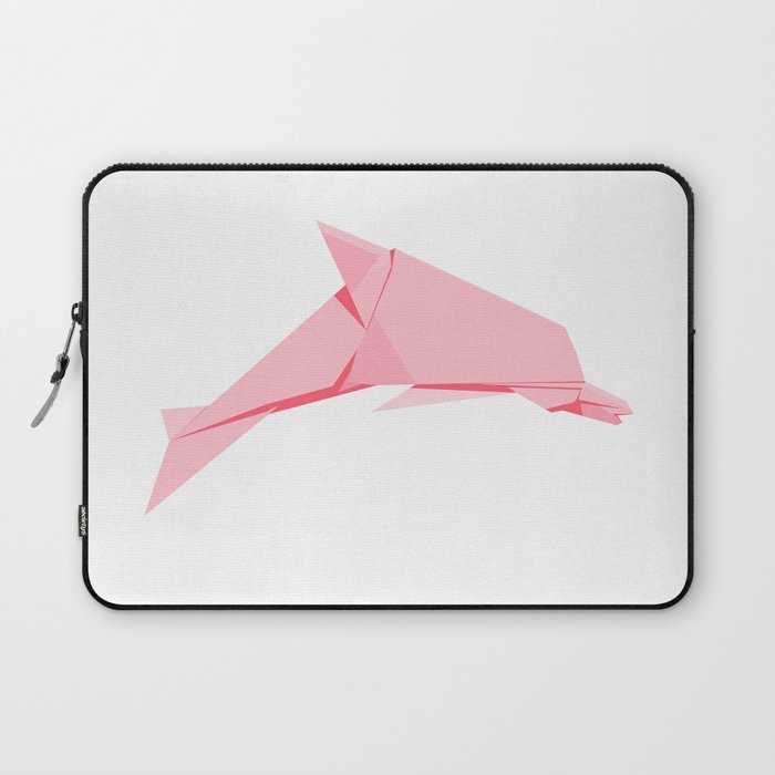 Origami Dolphin Laptop Sleeve By Staskhabarov