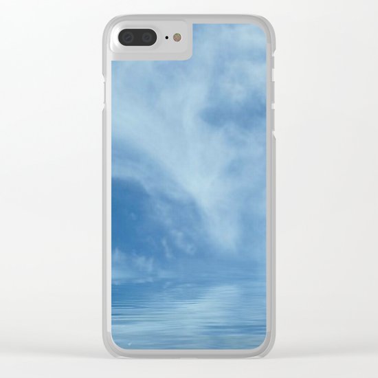 Sky Meets Sea Clear iPhone Case