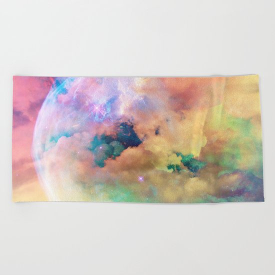 Star Child Beach Towel
