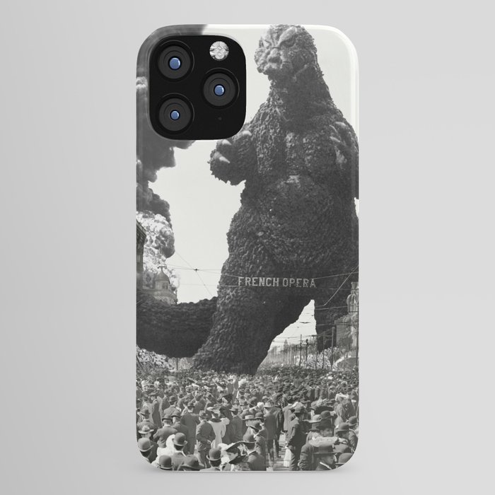 New Orleans Godzilla Attack 1908 iPhone Case