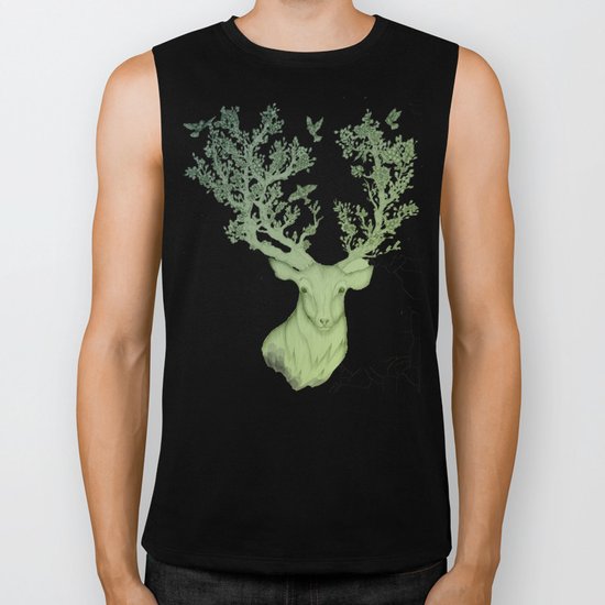 The Natural Progression? 1 of 3 in Green Biker Tank