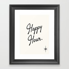 Happy Hour Framed Art Print