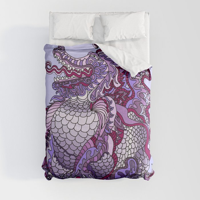 Dragon Royal Purple Comforter