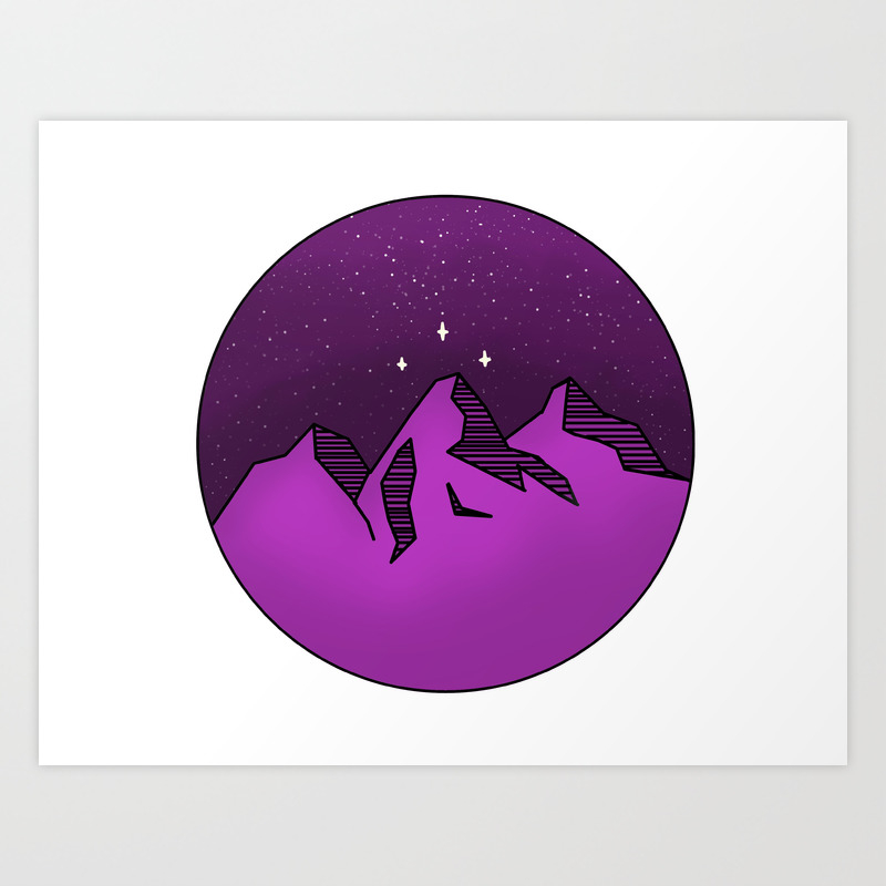 Acotar Night Court Sigil Color Art Print By Meghanfoulk Society6 Art nouveau inspired fan art illustration series by hannah l marshall, featuring the five main female night court characters from sarah j. acotar night court sigil color art print by meghanfoulk