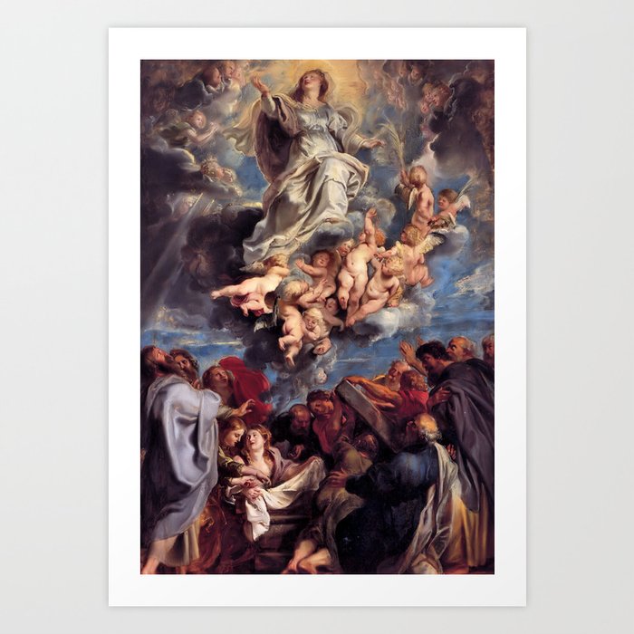 Pieter Paul Rubens Assumption Of The Devine And Holy Virgin Mary Art Print By Famouspaintings Society6