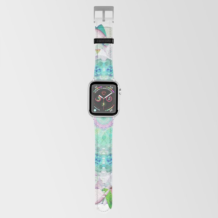 Colorful Flower Art Petal Mandala Apple Watch Band