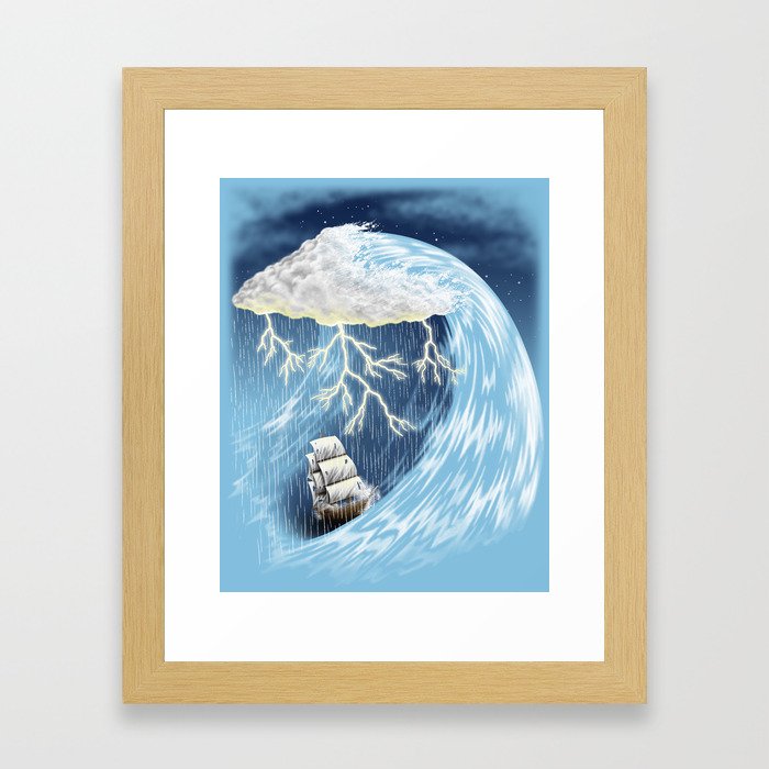 Perfect Storm Framed Art Print