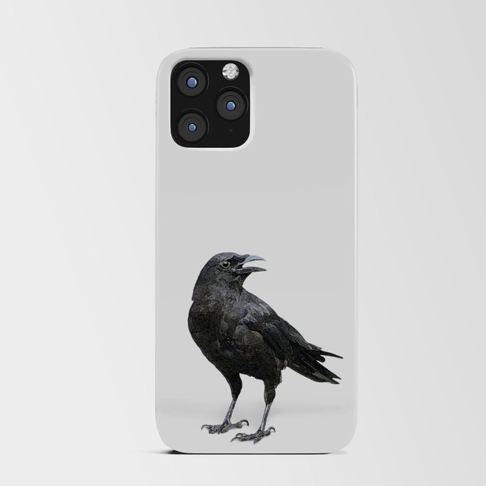 Black Crow iPhone Card Case
