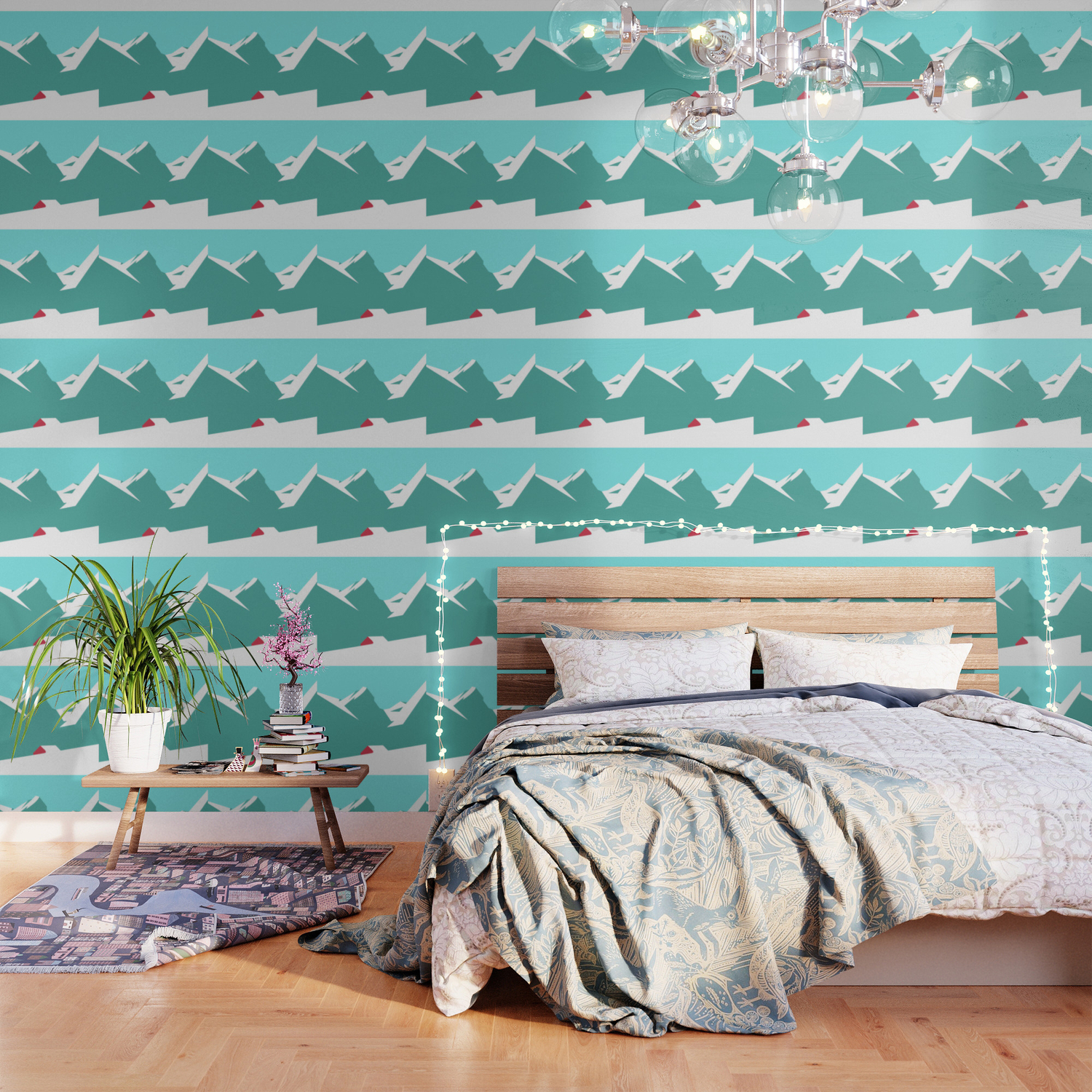 Icy Mountain Wallpaper By Davidmichel Society6