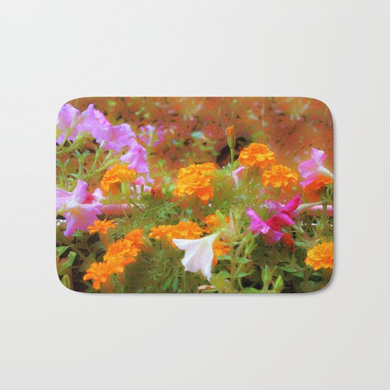 Every little garden seems to whisper a tune Bath Mat