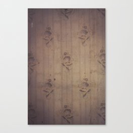 Old wallpaper, two Canvas Print