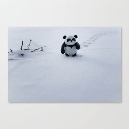 Zeke the Zen Panda Canvas Print