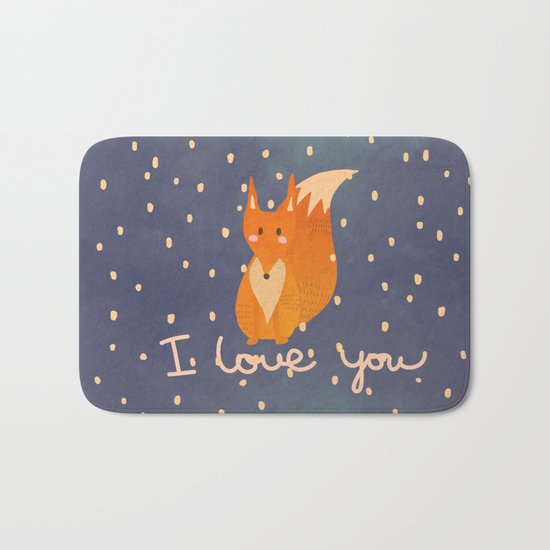 I love you Bath Mat