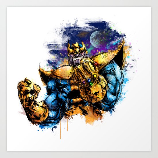 Thanos Art Print