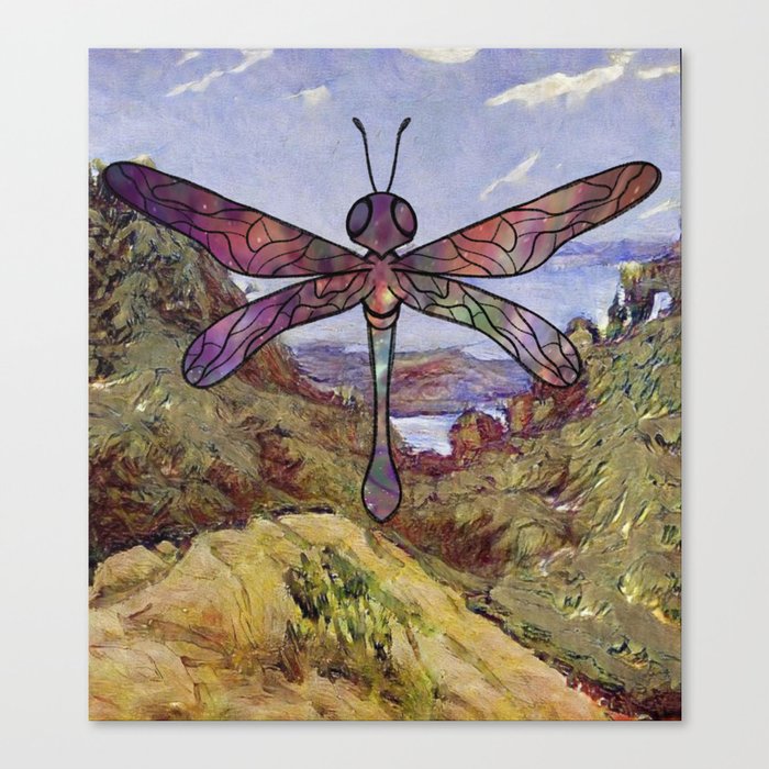 Celestial Dragonfly Canvas Print