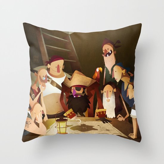 Secret Treasure Throw Pillow