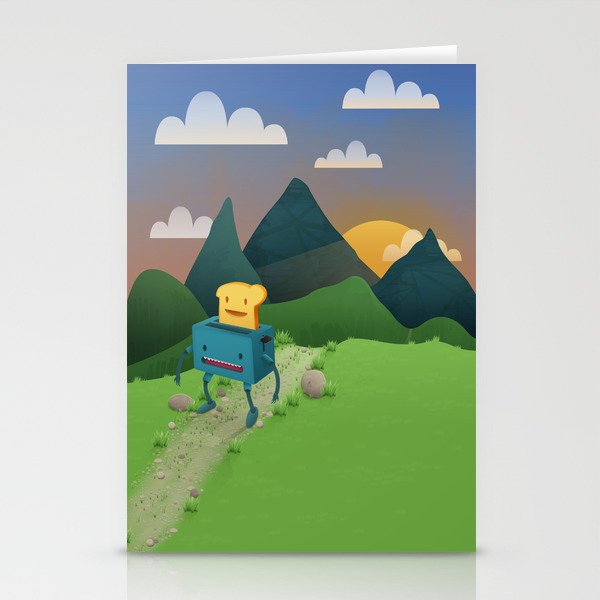 Over The Hills Stationery Cards