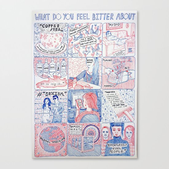 What Do You Feel Bitter About Canvas Print